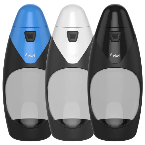 3-Pack: nkd pod+ Water Filter Bottle (585ml / 20oz)