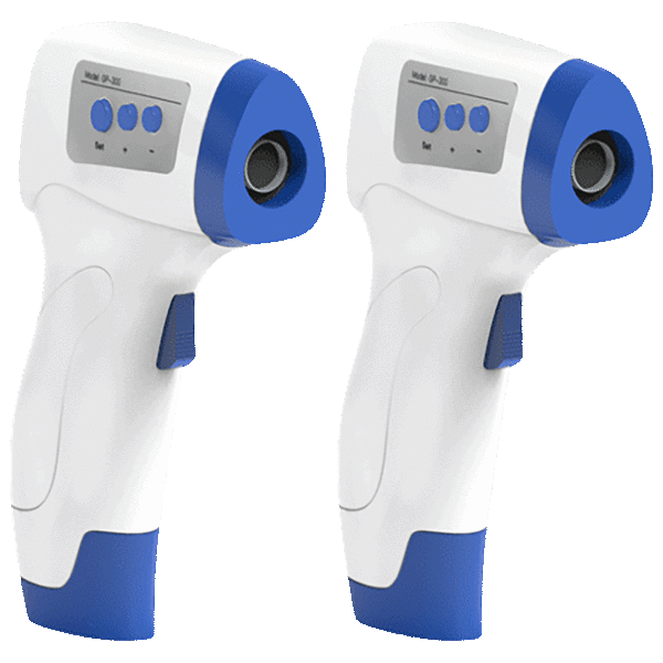 2-Pack: Clenera Non-Contact Infrared Digital Forehead Thermometers