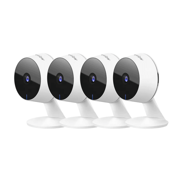 4-Pack: La View F1 Indoor Wi-Fi Security Wired Cameras (Refurbished)