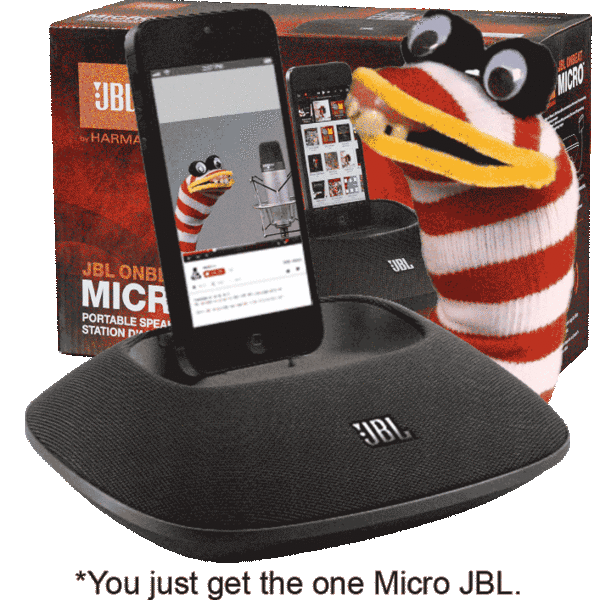 JBL OnBeat Micro Speaker Dock with Lightning Connector