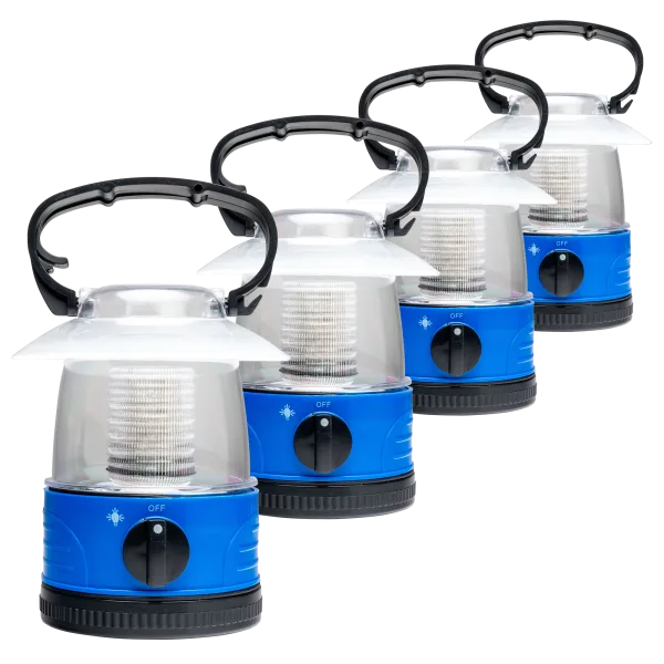 4-Pack: BrightEase LED Lanterns