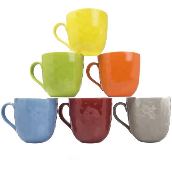 6-Pack: Yedi New Bone China Mugs