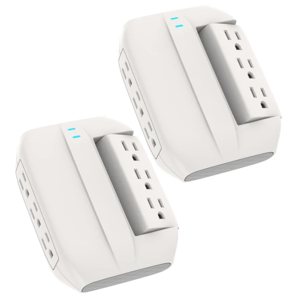 2-Pack: iJoy Rotator 6 Outlet Swiveling Surge Protectors