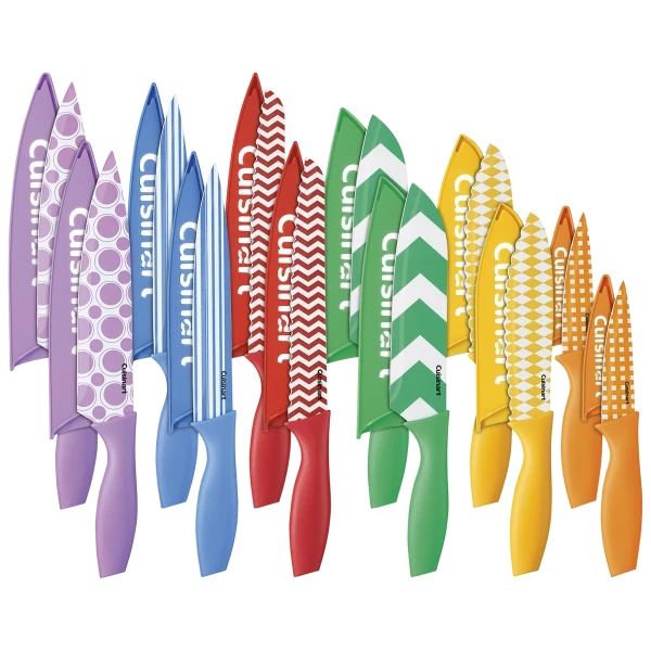 2-Pack: Cuisinart Advantage 6-Piece Printed Knife Set