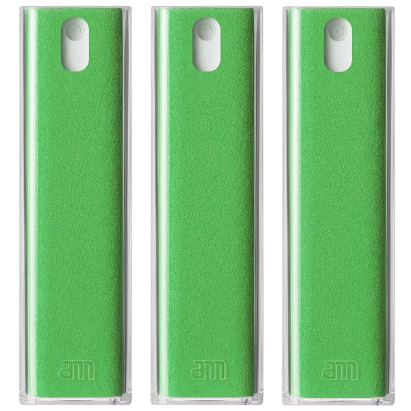 3-Pack: AM GetClean Mist 2-in-1 Microfiber Screen Cleaner
