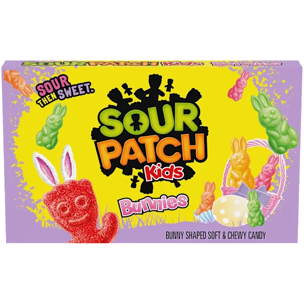 24-Pack: Sour Patch Kids Bunnies (3.1oz, 4.65lb total)