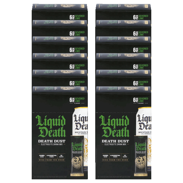 72-Pack: Liquid Death Electrolyte Death Dust Hydration Powder