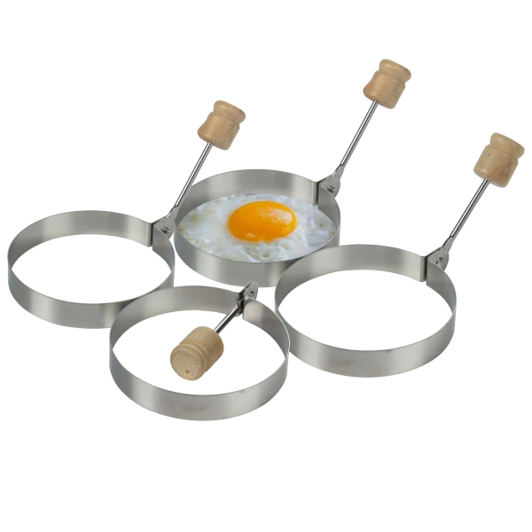 4-Piece Meridian Point 3.5" Egg Ring Molds