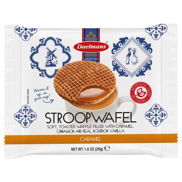 120-Pack: Daelman's Soft Toasted Stroopwafels