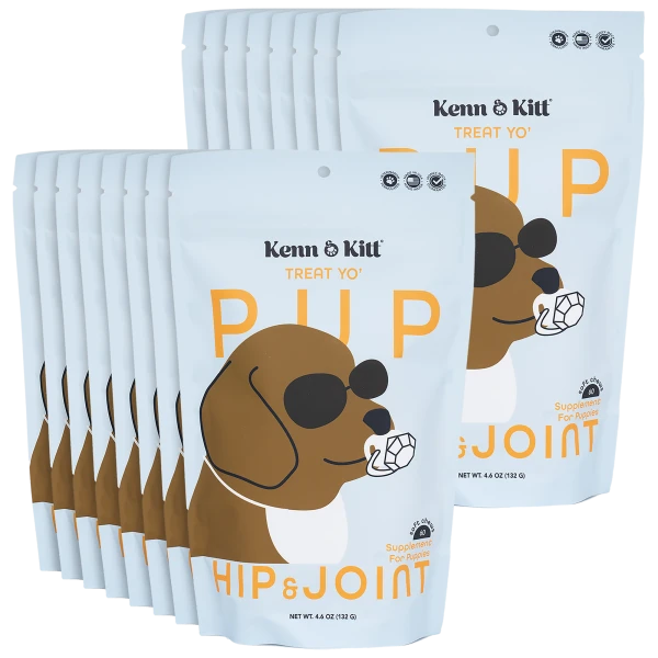 16-Pack: Kenn & Kitt Vet-Formulated Hip & Joint Treats for Puppies