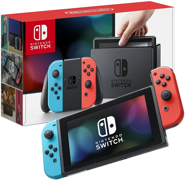 Nintendo Switch (Neon Blue & Red)