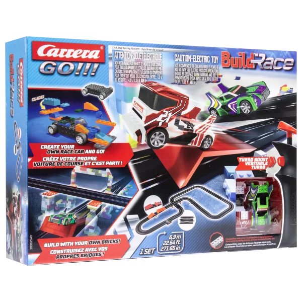 Carrera GO!!! Build 'N Race Slot Car Racing Set 6.9M