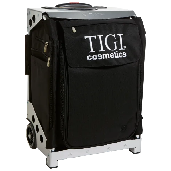 Zuca TIGI Flyer Artist TSA-Compatible Wheeled Carry-On Bag with Built-in Seat