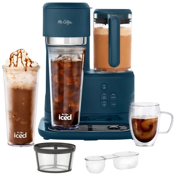 Mr. Coffee Single-Serve Frappe Iced, and Hot Coffee Maker and Blender