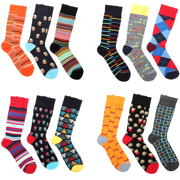 3-Pack: Unsimply Stitched Socks in Gift Boxes