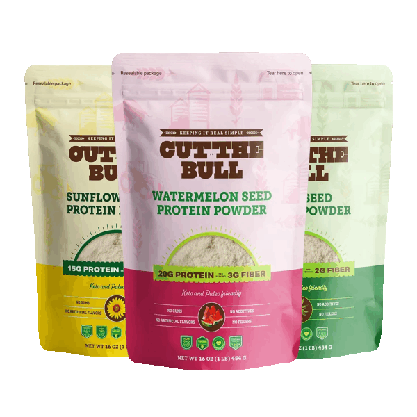 3-Pack: Cut The Bull Single-Ingredient Protein Powder