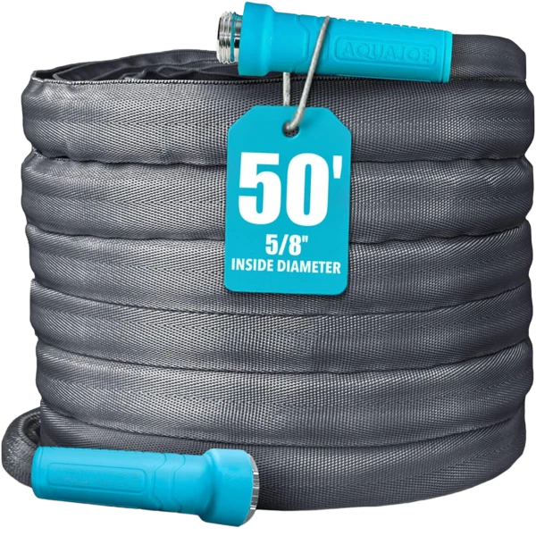 Aqua Joe 50 Foot Superlight Fiberjacket Garden Hose