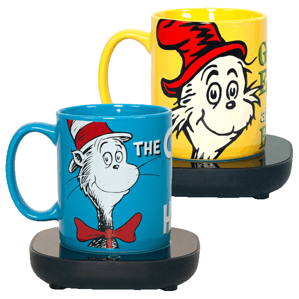 2-Pack: Dr Seuss Mug and Mug Warmer Set