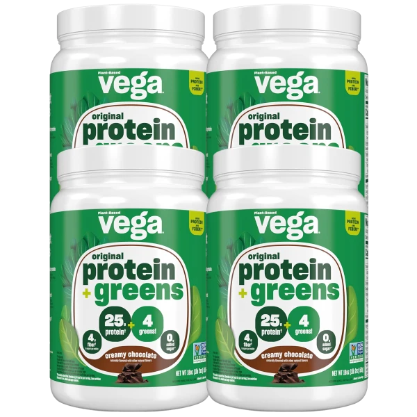 4-Pack: Vega Protein + Supergreens