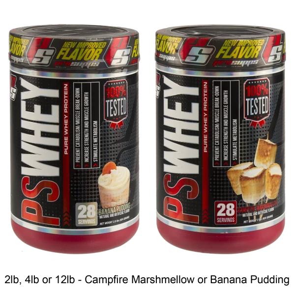 2lb, 4lb, or 12lb of ProSupps PS Whey Protein