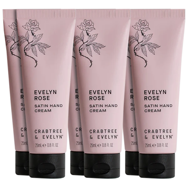 6-Pack: Crabtree & Evelyn Travel-Size Hand Creams