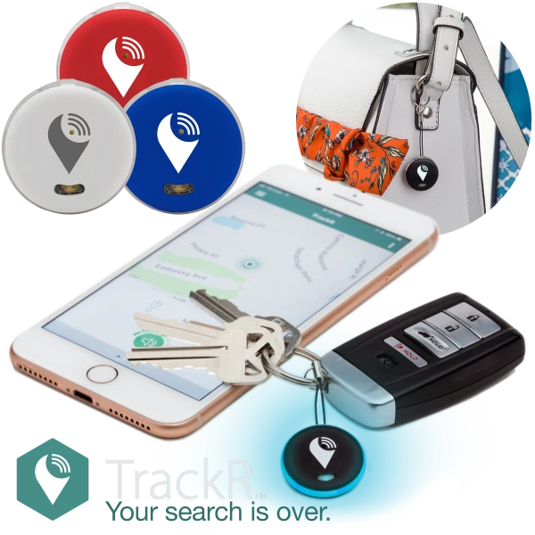 3-Pack: TrackR Pixel Bluetooth Tracking Devices