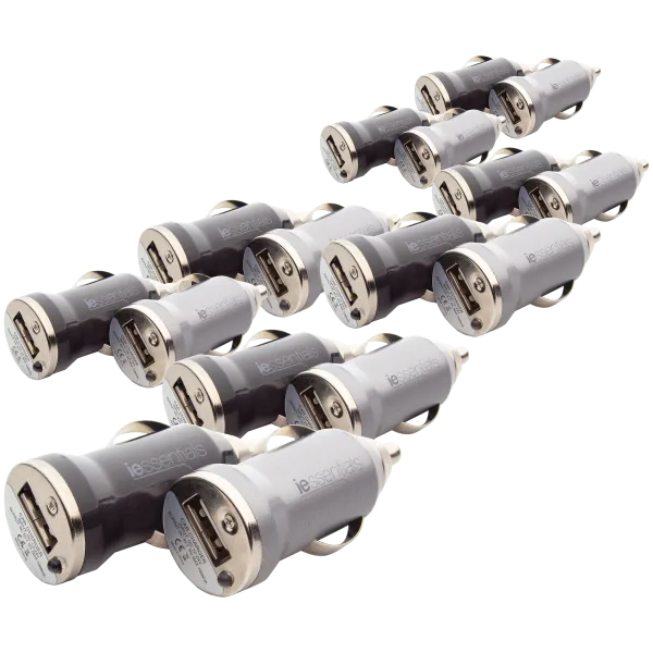 16-Pack: iEssentials Rapid USB Car Chargers