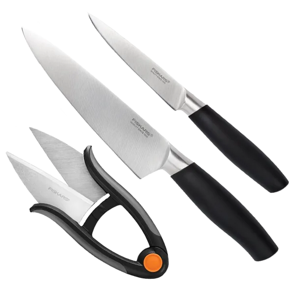 Fiskars 3-Piece Functional Form + Kitchen Cutting Essentials Set