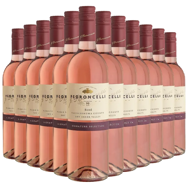 12-Bottles (1 Case) of Pedroncelli 2019 Rosé Wine