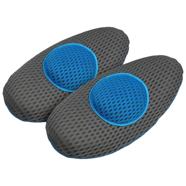 2-Pack: Comfy Curve Memory Foam Back Support Pillow