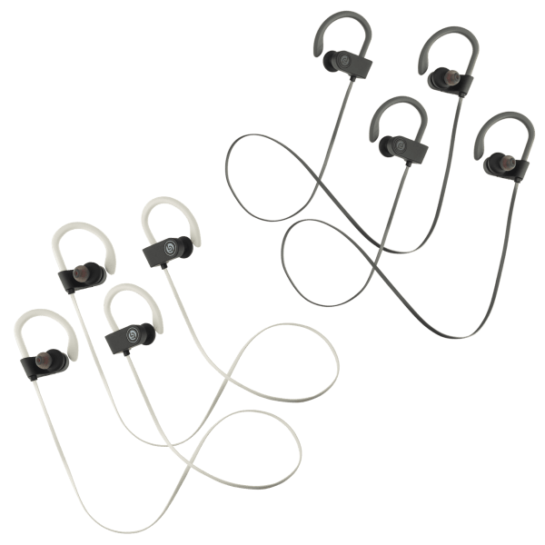 2-Pack: Lifestyle Advanced Elevate Premium Bluetooth Stereo Earbuds