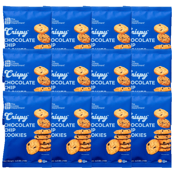 12-Pack: The Cookie Department Crunchy Mini Chocolate Chip Cookies