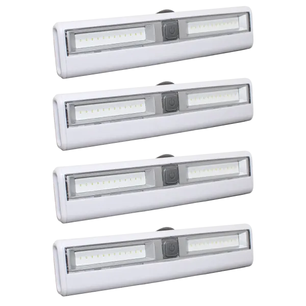 4-Pack: Bright Basics Ultra Bright LED Wireless Portable Light Bars