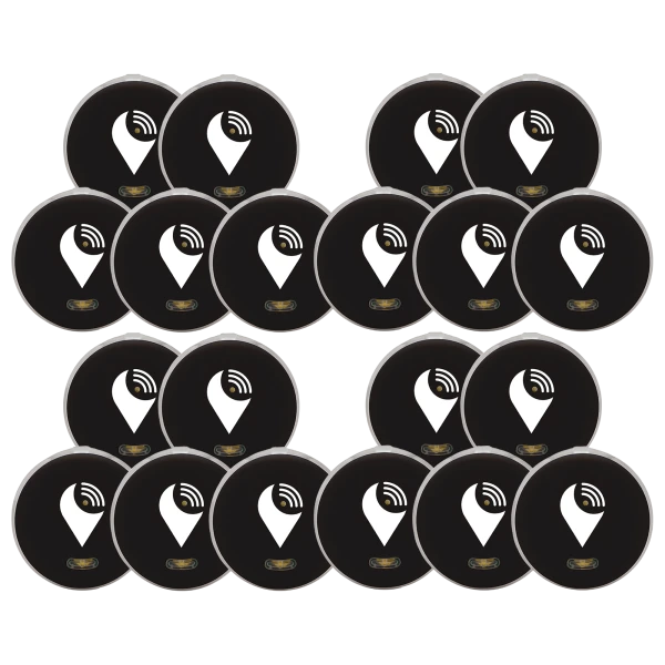 20-Pack: TrackR Pixel Bluetooth Tracking Devices with Extra BONUS Batteries
