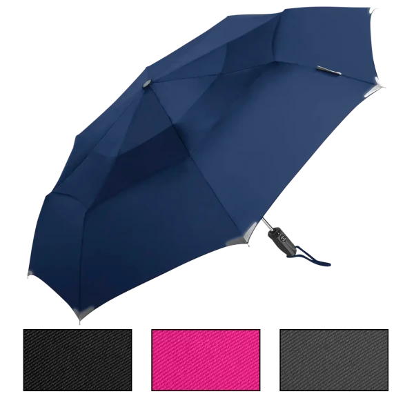 WalkSafe® Vented Auto Open/Auto Close Compact Safety Umbrella