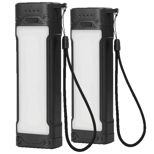 2-Pack: Limitless MegaLight 20000 mAh Power Bank with Flood Light and Strap
