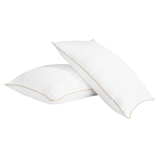 2-Pack: Italian Luxury 2100 Series Plush Gel Pillows