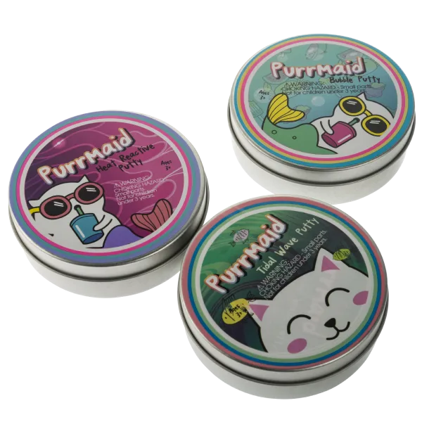 3-Pack: Purrmaid Kitty Putty