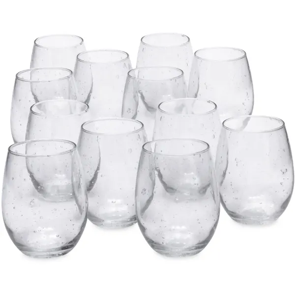 Luminarc Bola 15 oz Stemless Wine Glass (12-Pack)