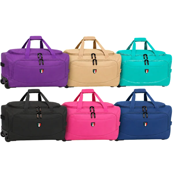 TUCCI Italy Amico Rolling Duffel Bag