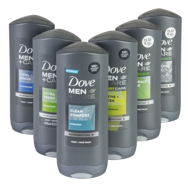 6-Pack: Dove Men+Care Body and Face Wash