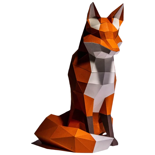 Papercraft World Fox Model