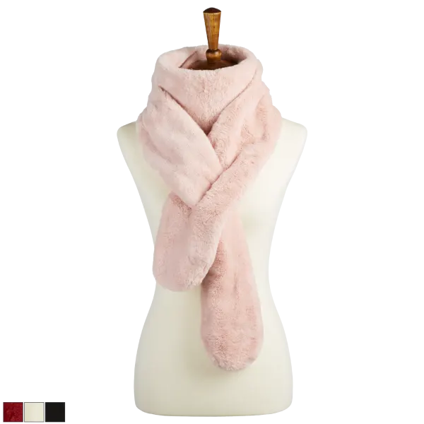 Laundry by Design Faux Fur Pull-through Scarf