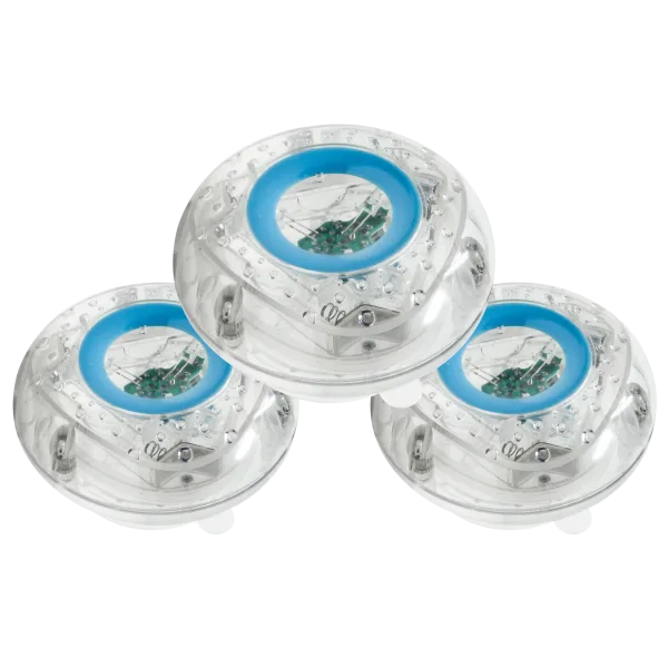 3-Pack Color Changing Floating Waterproof LED Pool/Tub Lights
