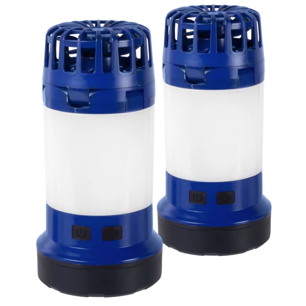 2-Pack: BrightEase Rechargeable Multi-Function Lanterns