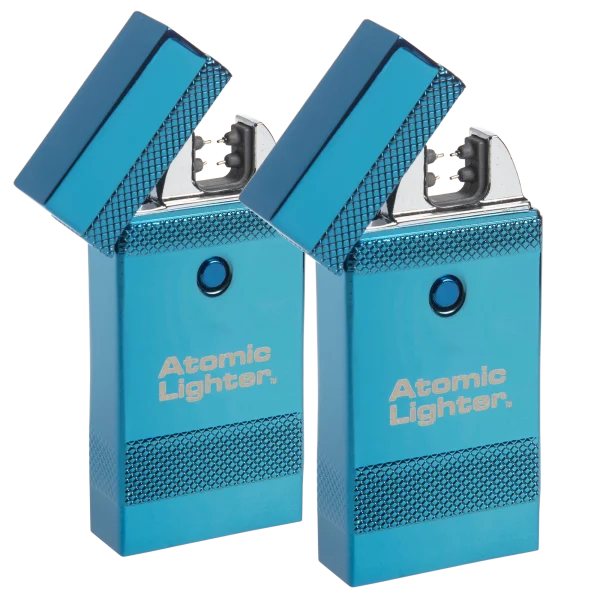 2-Pack: Atomic Deluxe Rechargeable Plasma Beam Lighters