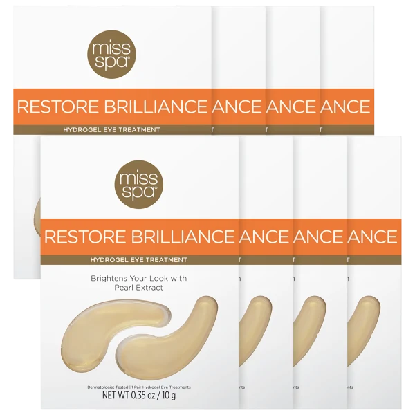 8-Pack: Miss Spa Restore Brilliance Hydrogel Eye Treatment