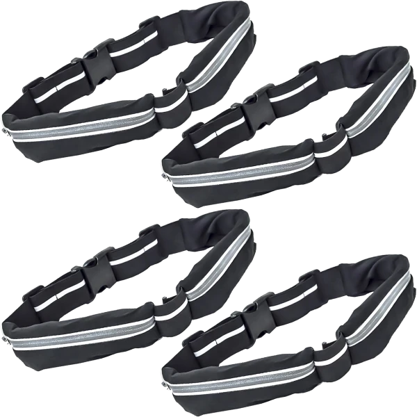 4-Pack: GO Belts With Expandable Pockets