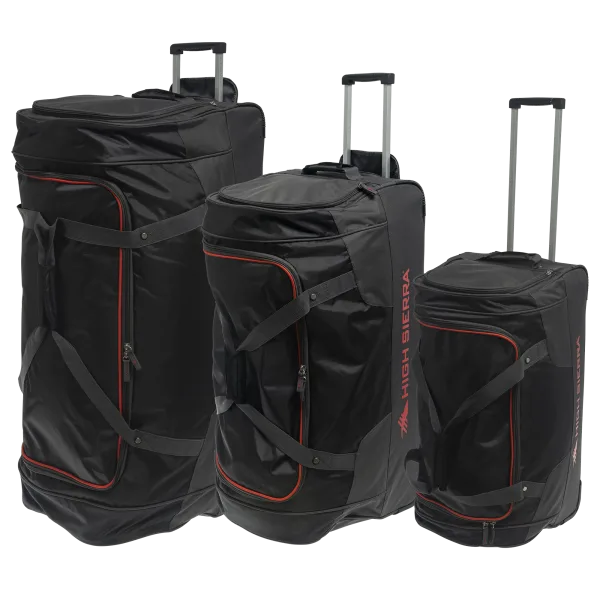 High Sierra 3-Piece Wheeled Duffel Set (26", 30", 36")