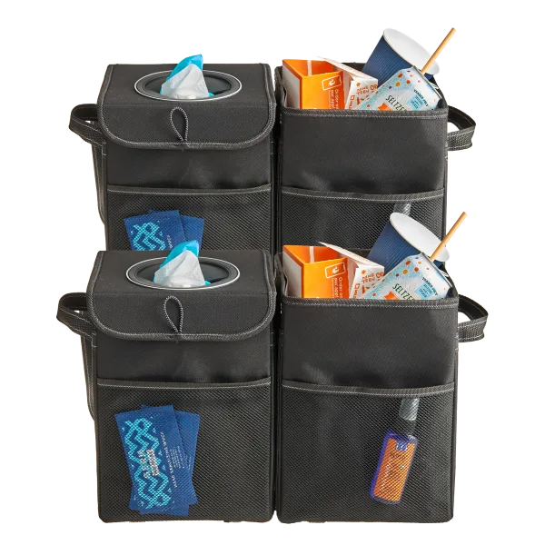 4-Pack: High Road Versatile Trash and Recycle Bins